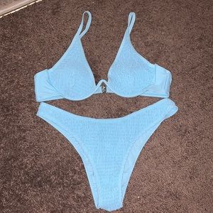 Light blue bikini set
